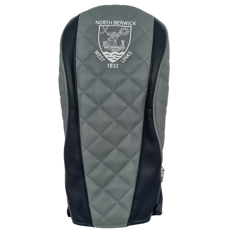 Elite Quilted Continental Driver Cover - Black/Grey