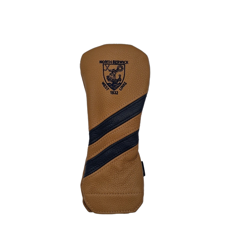 Vanto Leather Dual Stripe Hybrid Cover - Tan/Navy