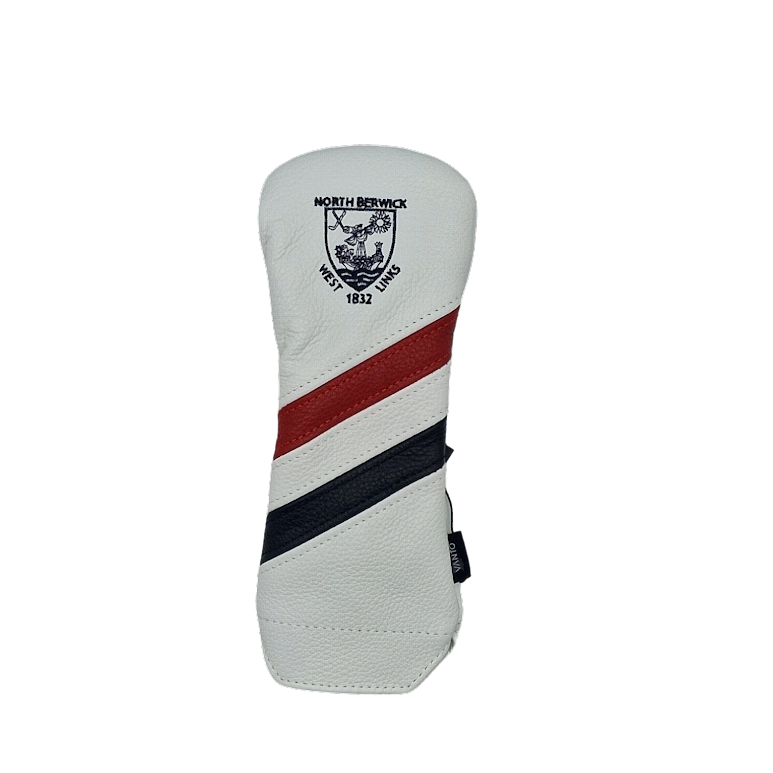 Vanto Leather Dual Stripe Hybrid Cover - White/Red/Navy