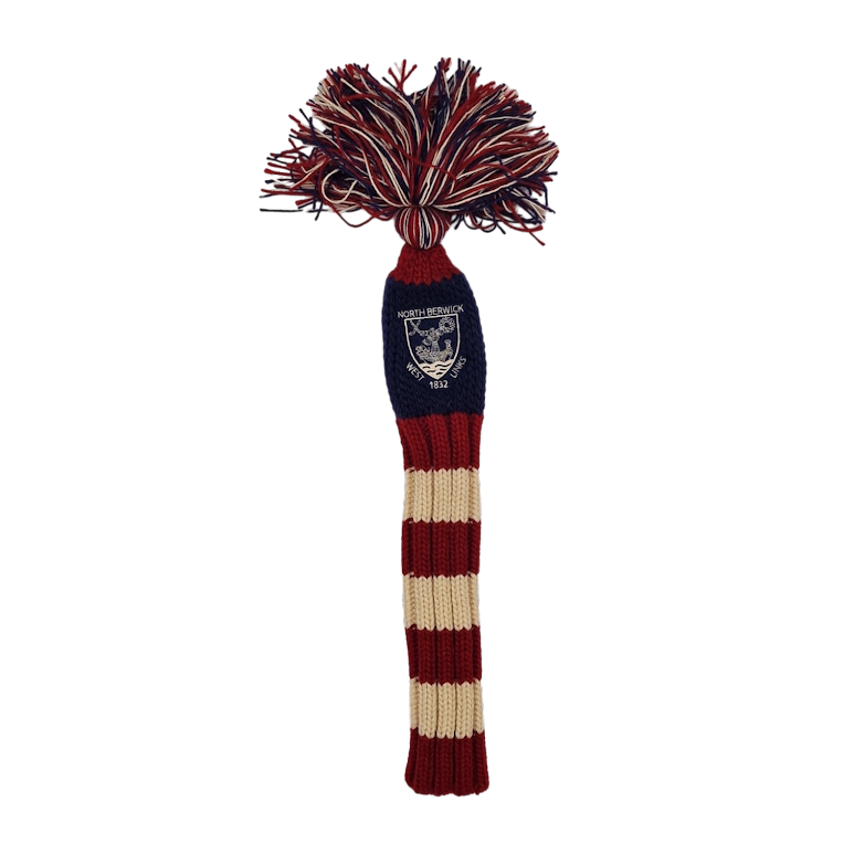 Heritage Stripe Pom Pom Fairway Cover - Red/Navy/Cream