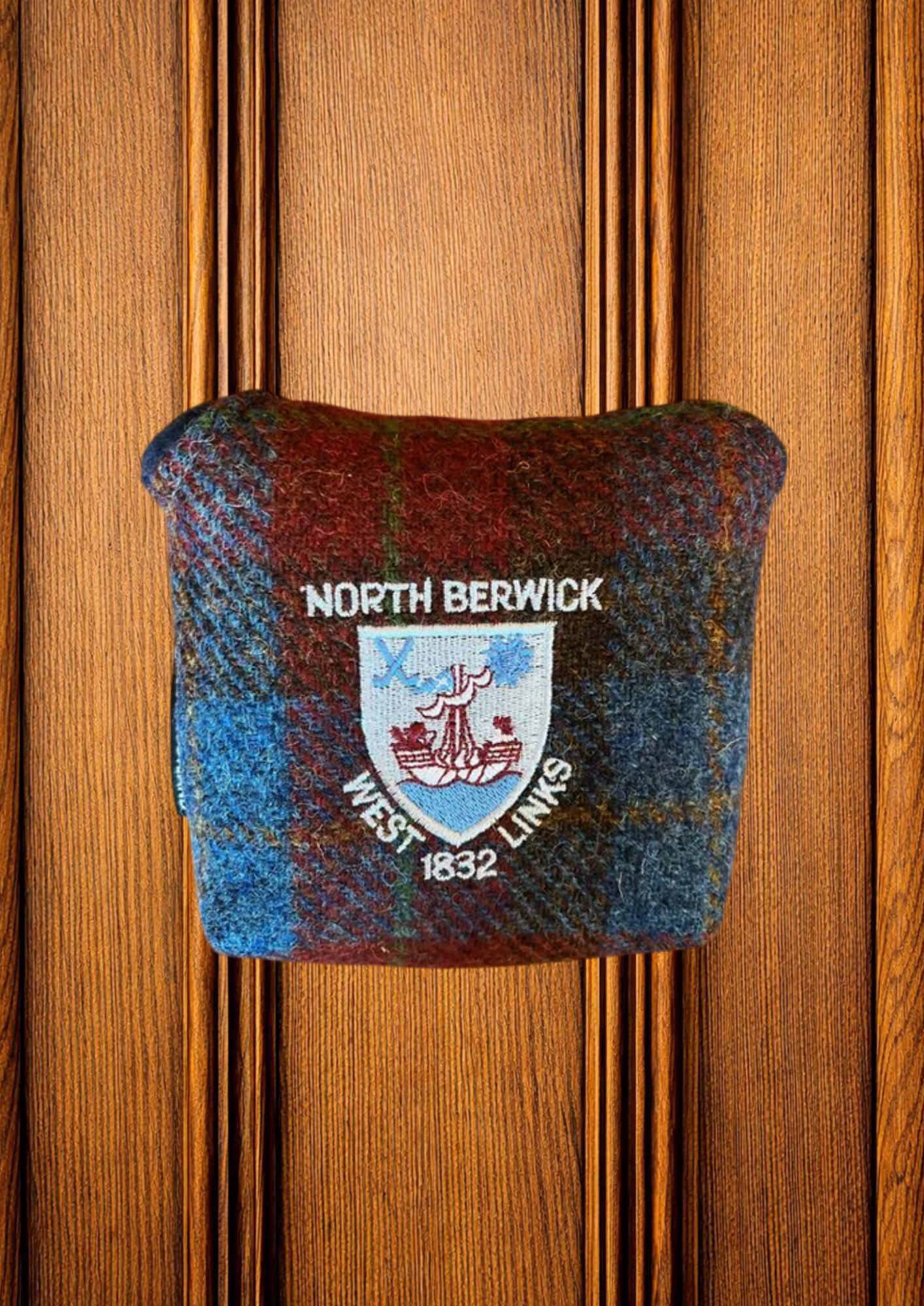 Craigleith Harris Tweed Cover - Mallet Putter