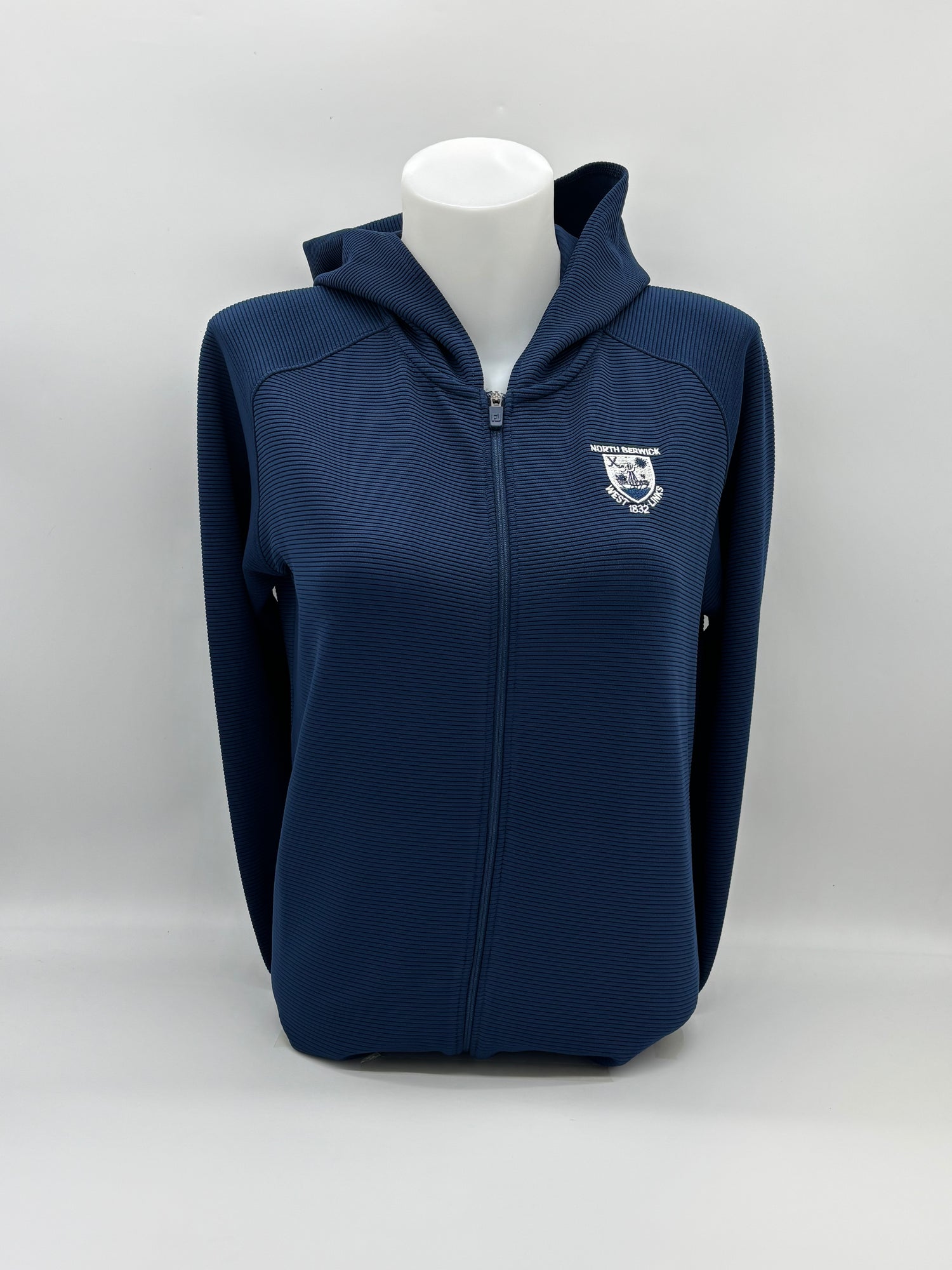 Full-Zip Ottoman Hoodie