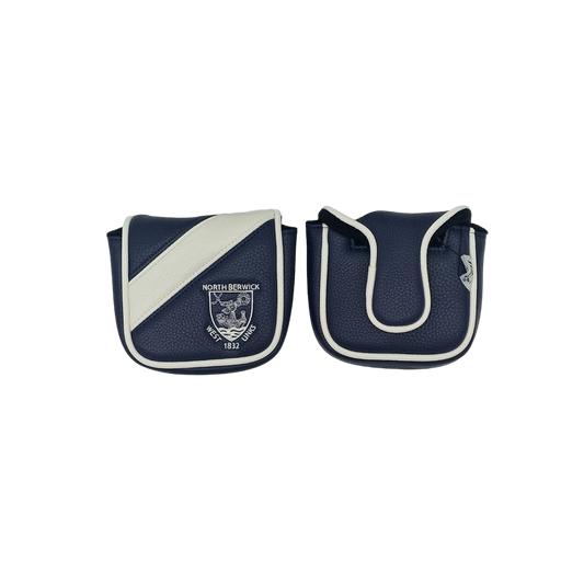 Elite Mallet Putter Cover - Navy/White Stripe