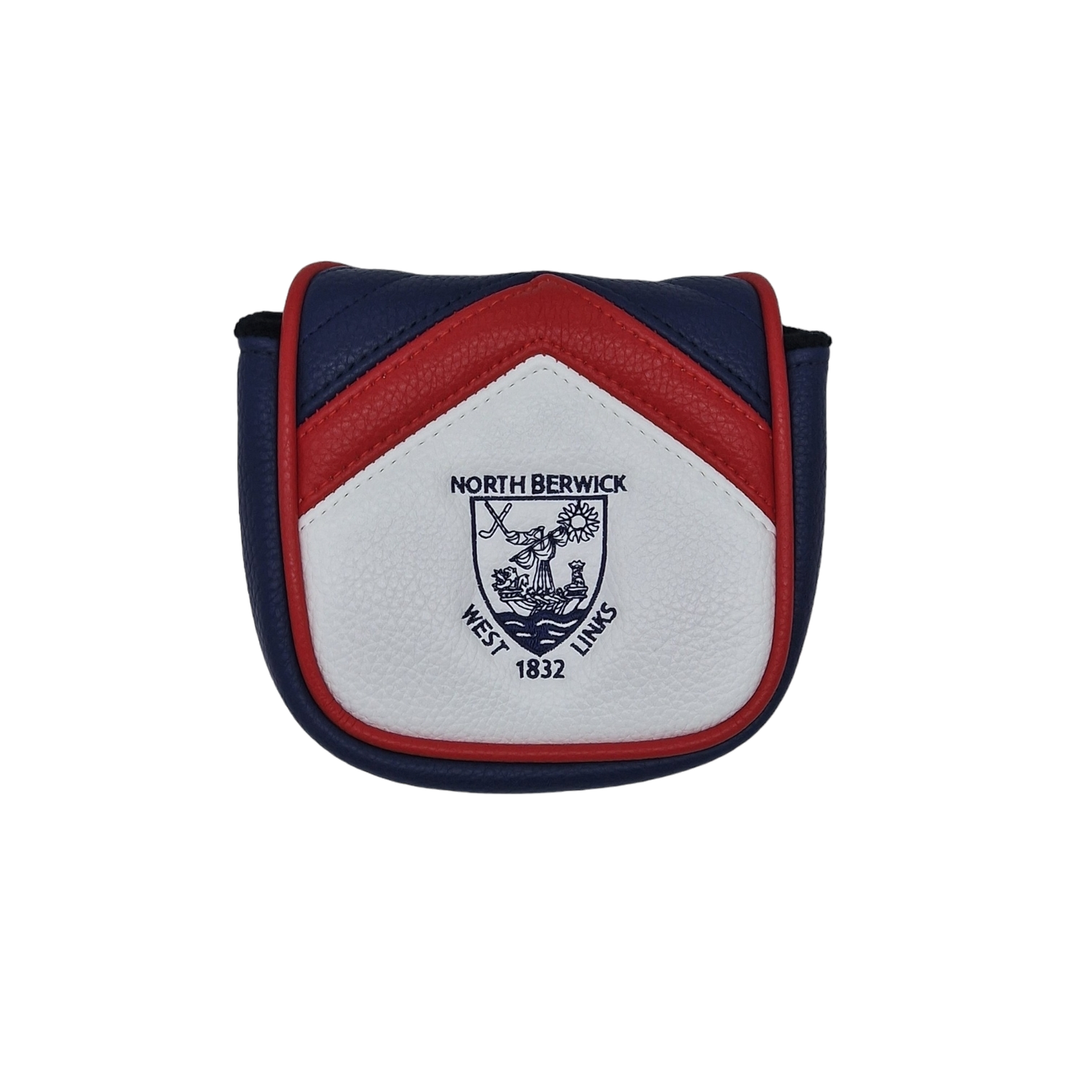 Red/White/Navy Mallet Putter Cover