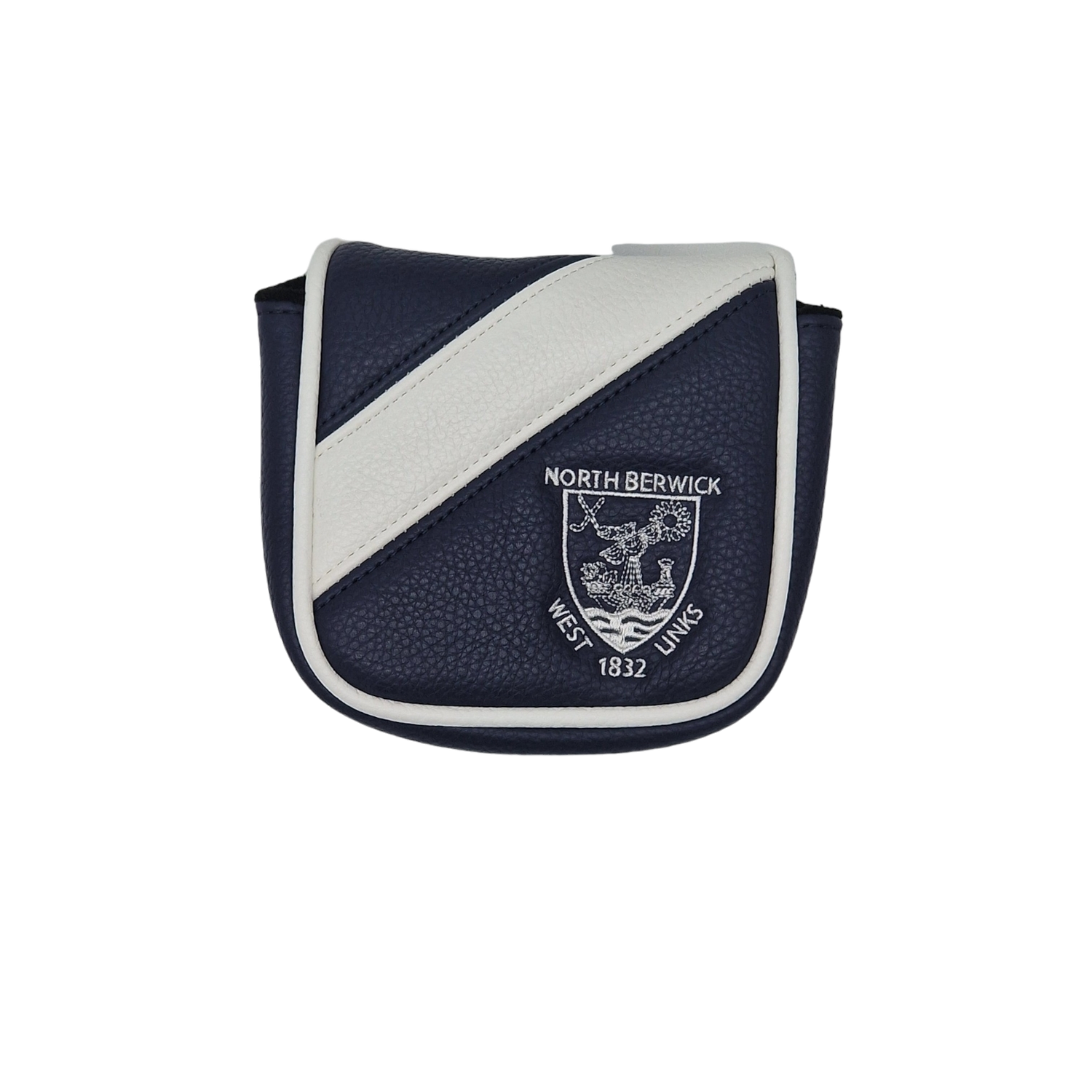 Elite Mallet Putter Cover - Navy/White Stripe