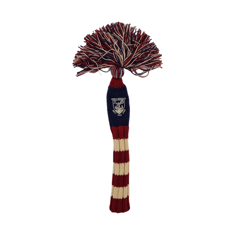 Red/Navy/Cream Stripe Pom Pom Hybrid Cover