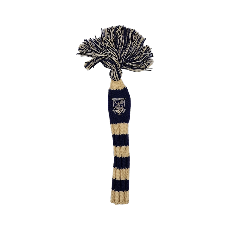 Navy/Cream Stripe Pom Pom Hybrid Cover