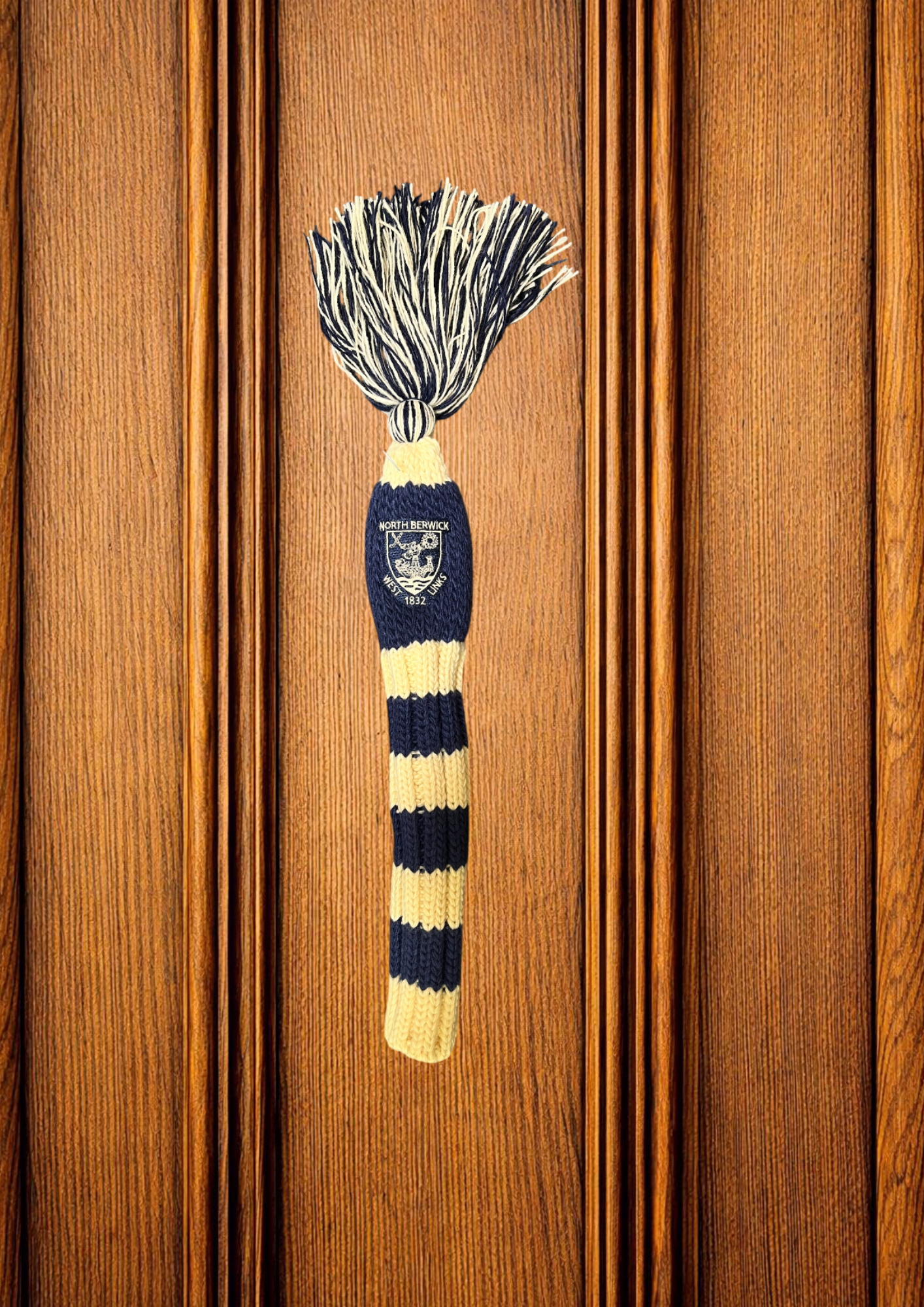 Pom Pom Hybrid Cover - Navy/Cream Stripe