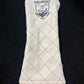 Elite Quilt Stitch Driver Cover - White/Navy/Red Stitch