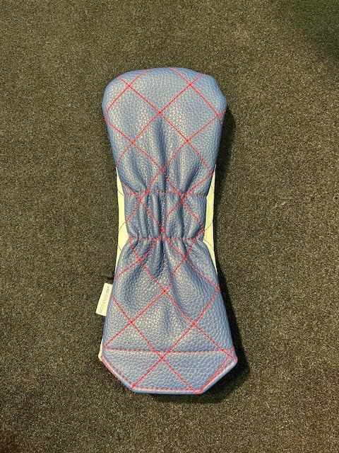 Elite Quilt Stitch Hybrid Cover - White/Navy/Red Stitch