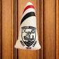 Vanto Leather Dual Stripe Blade Putter Cover - White/Red/Navy