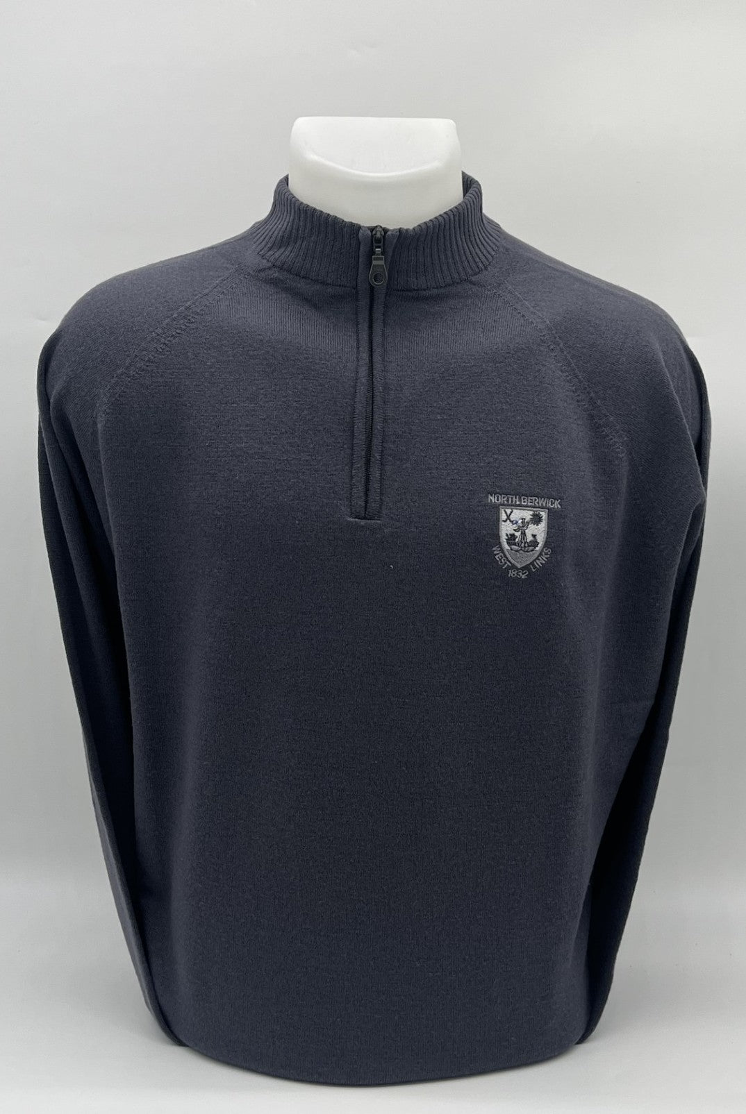 Zip Neck Sweater Merino Wool