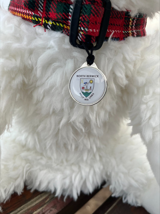 Westie Dog Headcover With Collar
