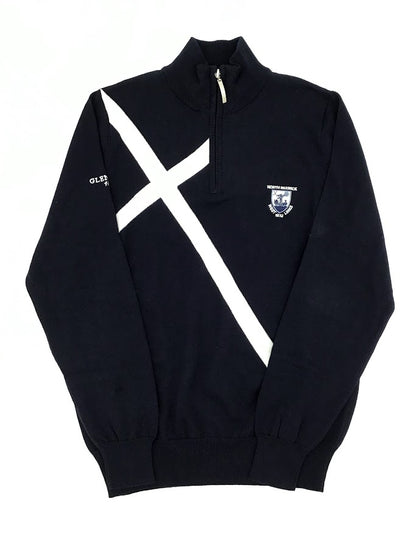 Saltire Zip Neck Sweater